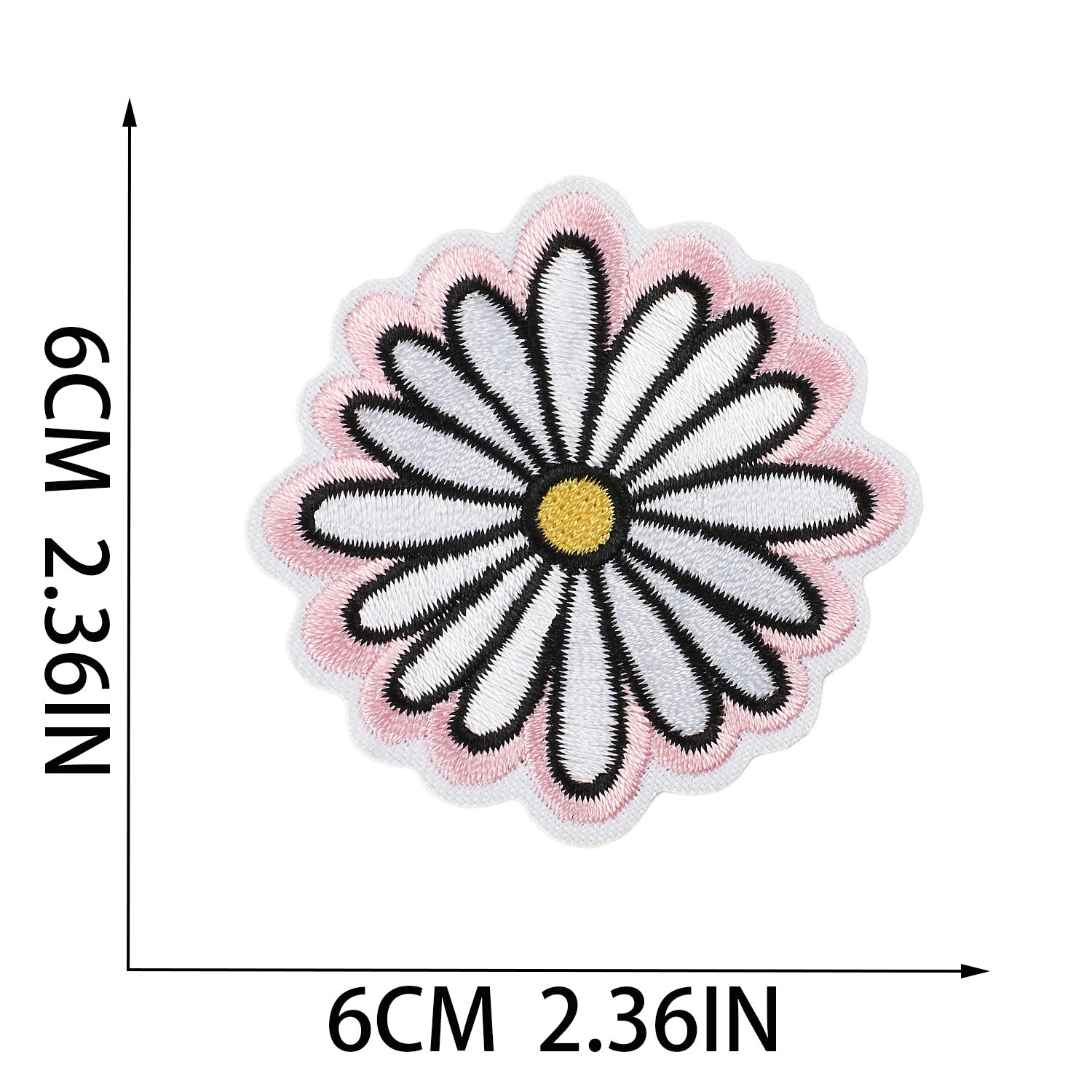 Wholesale Hundred Flowers Embroidery Patches Colorful Flowers Embroidery Patches